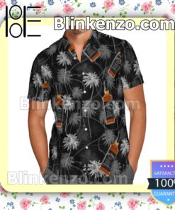 Jack Daniel's Old No 7 Tennessee Whiskey Black Summer Hawaiian Shirt