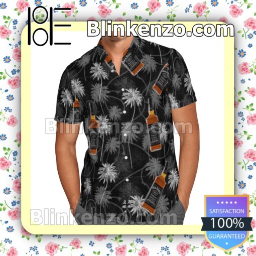 Jack Daniel's Old No 7 Tennessee Whiskey Black Summer Hawaiian Shirt