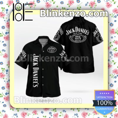 Jack Daniel's Tennessee Whiskey Summer Hawaiian Shirt a