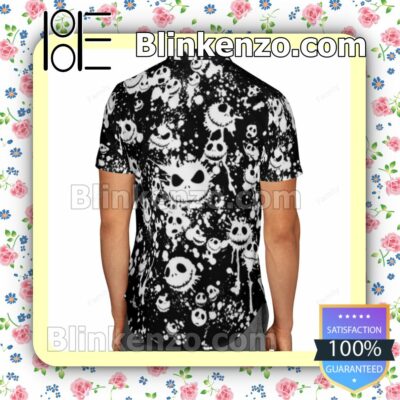 Jack Skellington Face Paint Summer Shirts b