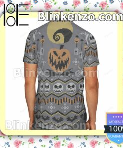 Jack Skellington Halloween Grey Summer Shirts b