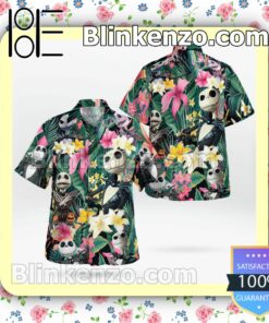 Jack Skellington Tropical Summer Shirts