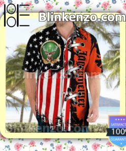 Jagermeister American Flag Color Summer Hawaiian Shirt b
