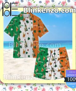 Jameson Ireland Flag Summer Hawaiian Shirt b