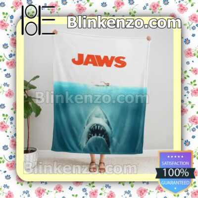 Jaws Horror Movie Customized Handmade Blankets