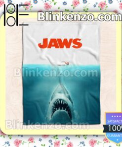 Jaws Horror Movie Customized Handmade Blankets a