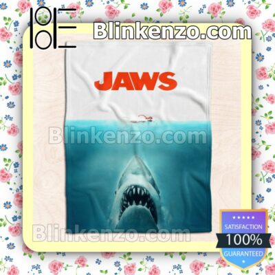 Jaws Horror Movie Customized Handmade Blankets a