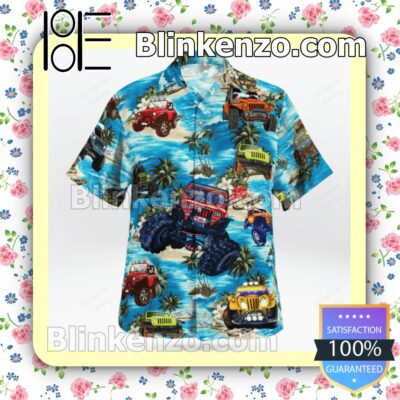 Jeep Beach Unisex Summer Hawaiian Shirt b