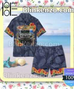 Jeep Life  Summer Hawaiian Shirt, Mens Shorts a