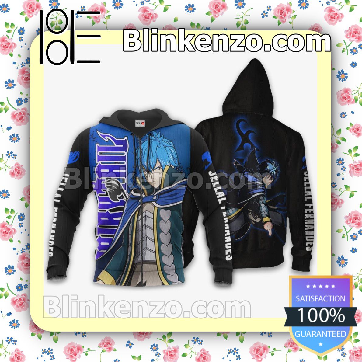 Jellal Fernandes Fairy Tail Anime Merch Stores Personalized T-shirt, Hoodie, Long Sleeve, Bomber Jacket