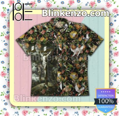 Jesus Doves Pineapple Tropical Summer Shirts