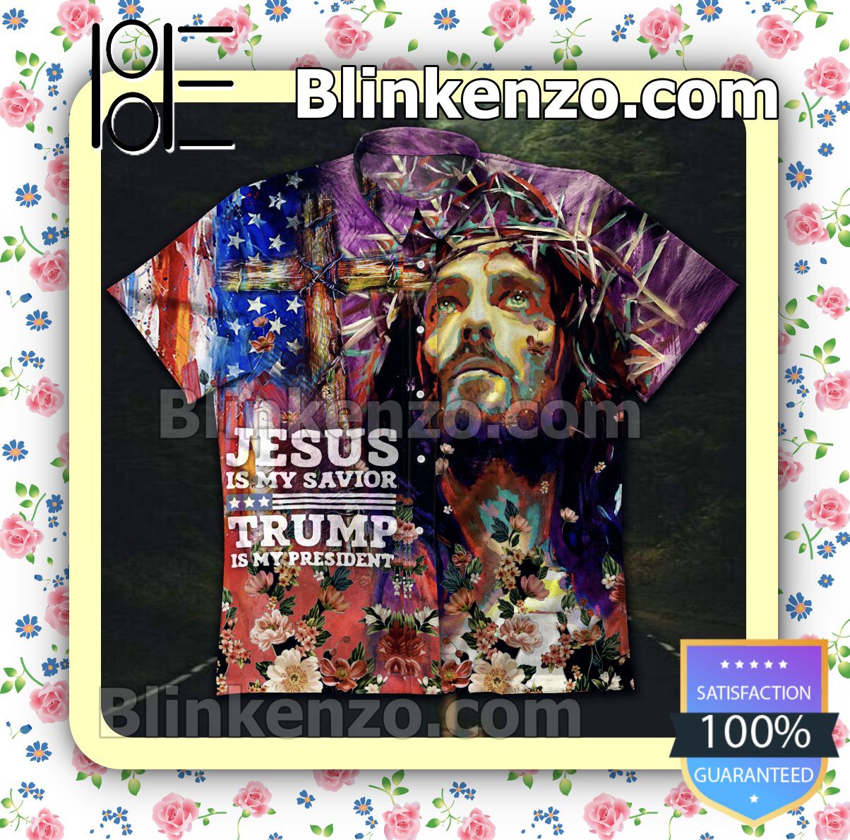 Jesus Is My Savior Trump Is My President Summer Shirts