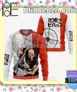 Jet Black Anime Cowboy Bebop Personalized T-shirt, Hoodie, Long Sleeve, Bomber Jacket a