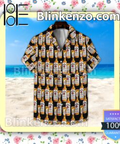 Jim Beam Bottle Seamless Pattern Summer Hawaiian Shirt