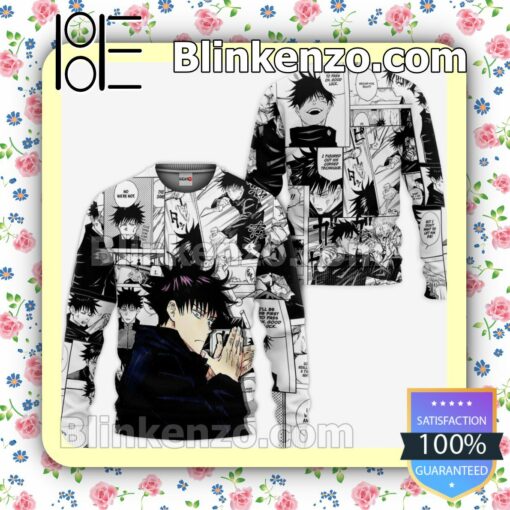 Jujutsu Kaisen Fushiguro Megumi Anime Mix Manga Personalized T-shirt, Hoodie, Long Sleeve, Bomber Jacket a