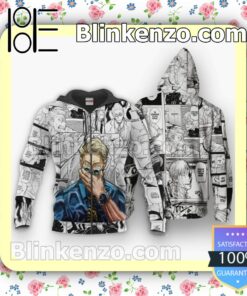 Jujutsu Kaisen Nanami Kento Anime Mix Manga Personalized T-shirt, Hoodie, Long Sleeve, Bomber Jacket
