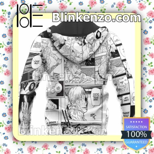 Jujutsu Kaisen Nanami Kento Anime Mix Manga Personalized T-shirt, Hoodie, Long Sleeve, Bomber Jacket x