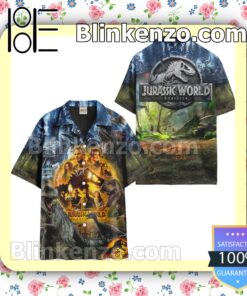 Jurassic World Dominion Signature Summer Hawaiian Shirt b