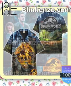 Jurassic World Dominion Signature Summer Hawaiian Shirt c