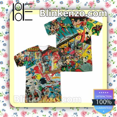 Justice League Classic Collage Gift T-Shirts