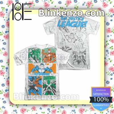 Justice League Justice Panels Gift T-Shirts