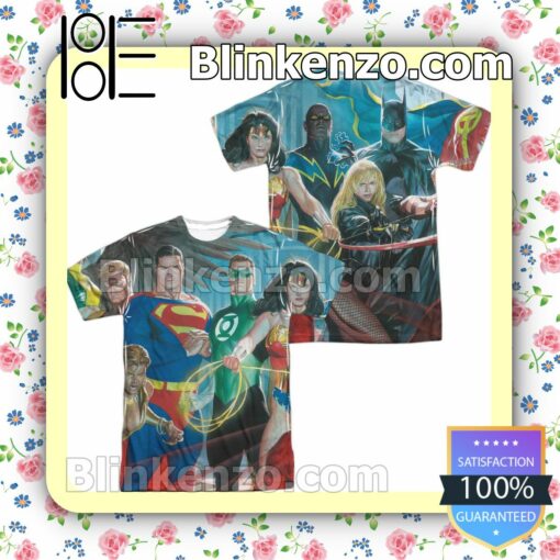 Justice League League Of Heroes Gift T-Shirts