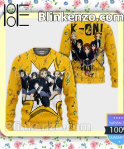 K-On Team Music Band Anime Personalized T-shirt, Hoodie, Long Sleeve, Bomber Jacket a