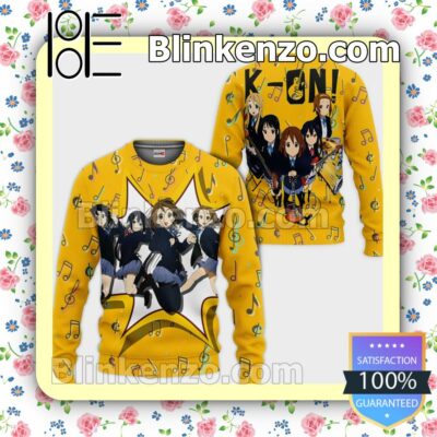 K-On Team Music Band Anime Personalized T-shirt, Hoodie, Long Sleeve, Bomber Jacket a