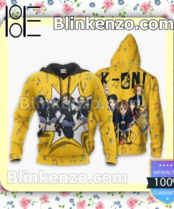 K-On Team Music Band Anime Personalized T-shirt, Hoodie, Long Sleeve, Bomber Jacket b