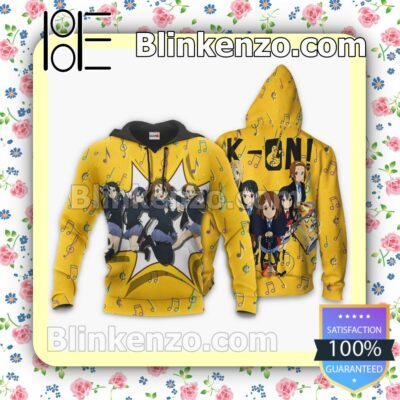 K-On Team Music Band Anime Personalized T-shirt, Hoodie, Long Sleeve, Bomber Jacket b