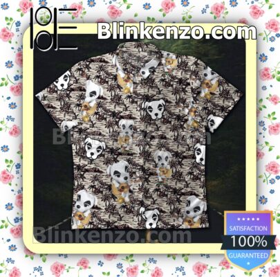 K.k Slider Animal Crossing Palm Tree Summer Shirts