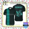 Kakau Polynesian Anchor Turquoise Summer Shirts