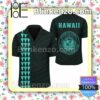 Kakau Polynesian Coat Of Arms Turquoise Summer Shirts