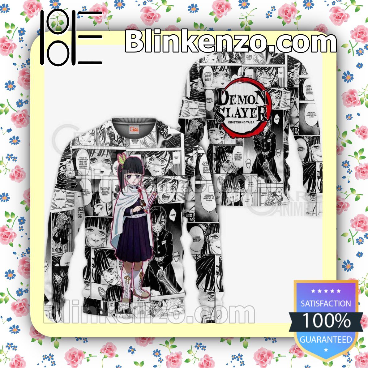 Kanao Tsuyuri Demon Slayer Anime Mix Manga Personalized T-shirt, Hoodie, Long Sleeve, Bomber Jacket