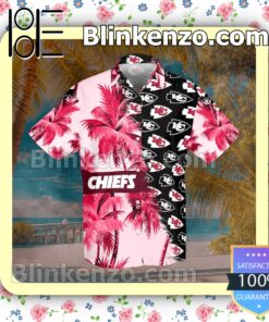 Kansas City Chiefs Team Chiefs Summer Hawaiian Shirt b