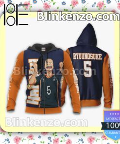 Karasuno Tanaka Ryuu Haikyuu Anime Personalized T-shirt, Hoodie, Long Sleeve, Bomber Jacket