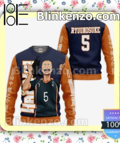 Karasuno Tanaka Ryuu Haikyuu Anime Personalized T-shirt, Hoodie, Long Sleeve, Bomber Jacket a