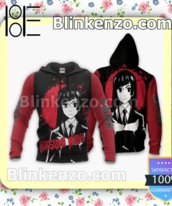 Kasumi Miwa Jujutsu Kaisen Anime Monochrome Personalized T-shirt, Hoodie, Long Sleeve, Bomber Jacket b