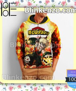 Katsuki Bakugou My Hero Academia Anime Personalized T-shirt, Hoodie, Long Sleeve, Bomber Jacket b