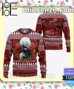 Ken Kaneki Cool Ugly Christmas Tokyo Ghoul Gift Idea Personalized T-shirt, Hoodie, Long Sleeve, Bomber Jacket
