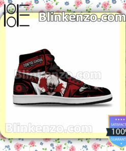 Ken Kaneki Tokyo Ghoul Anime Air Jordan 1 Mid Shoes b