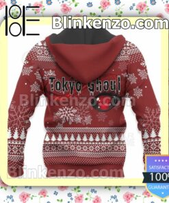 Ken Kaneki Ugly Christmas Tokyo Ghoul Anime Gift Idea Personalized T-shirt, Hoodie, Long Sleeve, Bomber Jacket c