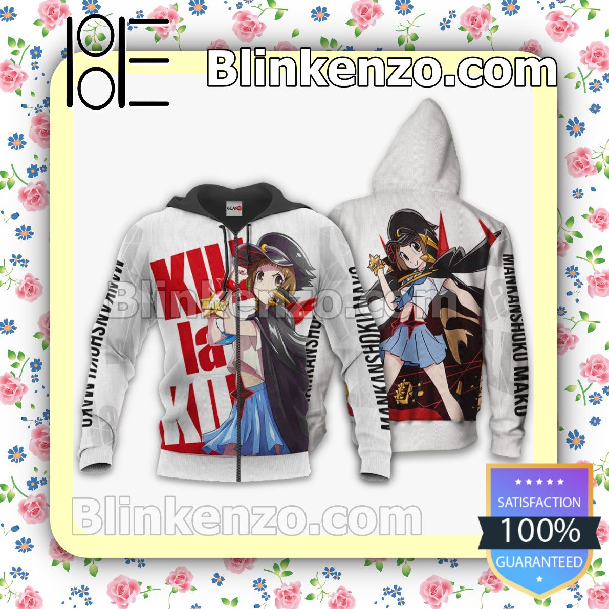 Kill La Kill Mankanshoku Mako Anime Personalized T-shirt, Hoodie, Long Sleeve, Bomber Jacket