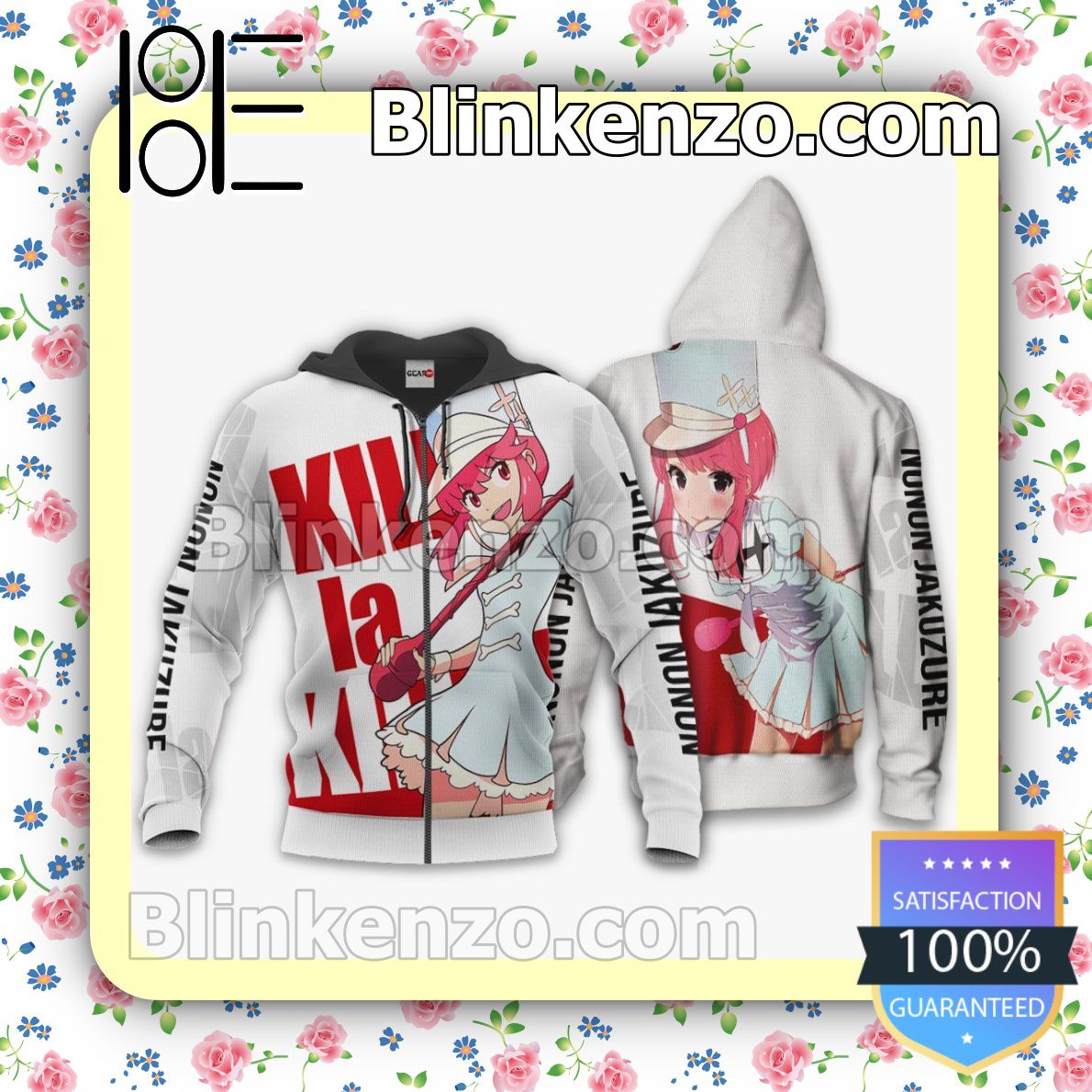 Kill La Kill Nonon Jakuzure Anime Personalized T-shirt, Hoodie, Long Sleeve, Bomber Jacket