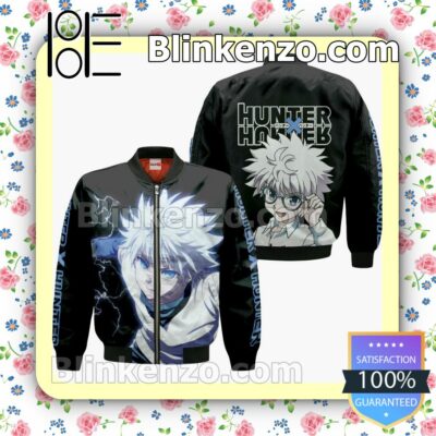 Killua Zoldyck Hunter x Hunter Anime Personalized T-shirt, Hoodie, Long Sleeve, Bomber Jacket c