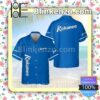 Kokanee Blue Summer Hawaiian Shirt, Mens Shorts