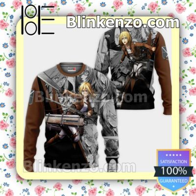 Krista Lenz Attack On Titan Anime Manga Personalized T-shirt, Hoodie, Long Sleeve, Bomber Jacket a