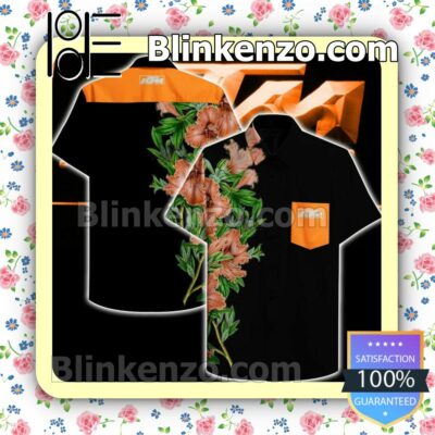 Ktm Flower Branch Black Summer Shirt