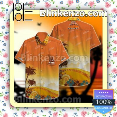 Ktm Racing Orange Summer Shirts