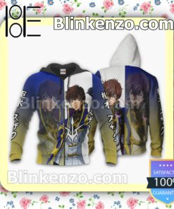 Kururugi Suzaku Code Geass Anime Personalized T-shirt, Hoodie, Long Sleeve, Bomber Jacket
